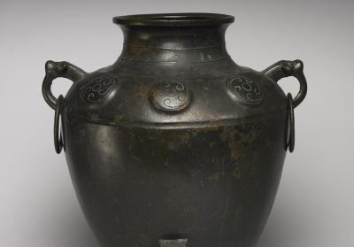 图片[2]-Lei wine vessel with whorl pattern, late Shang to early Western Zhou period, c. 12th-10th century BCE-China Archive